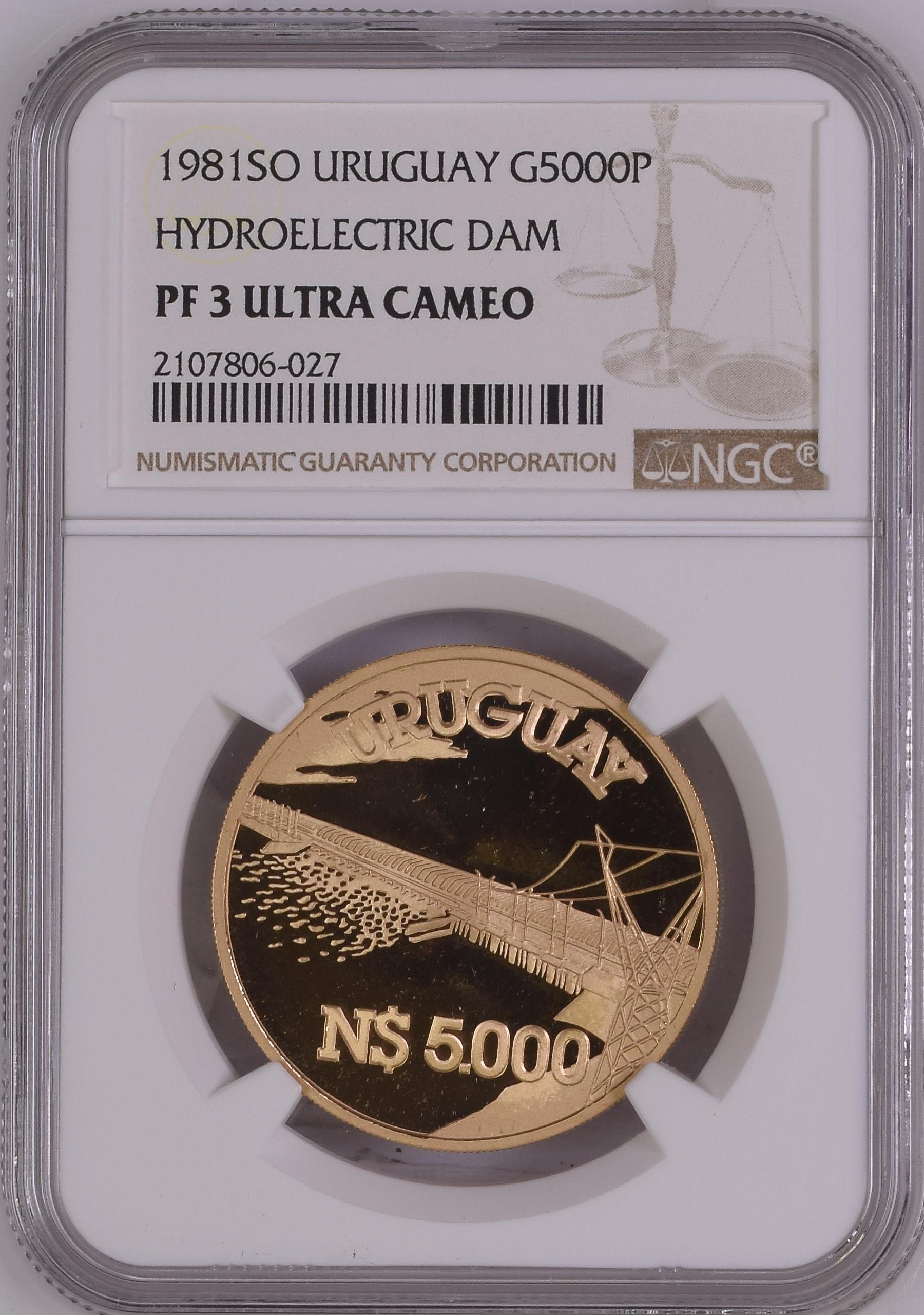 Uruguay 5000 Pesos 1981